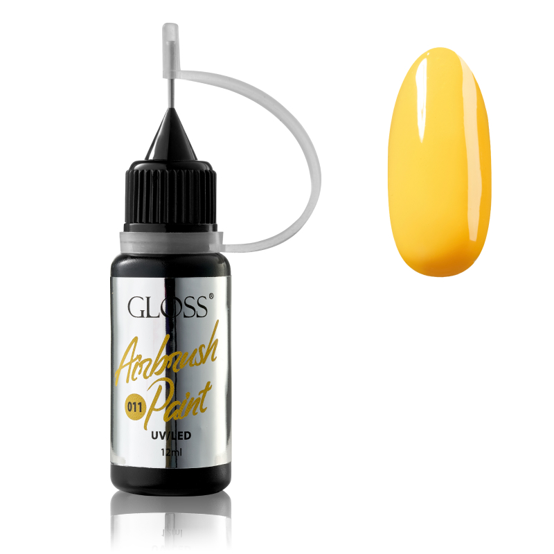 GLOSS Airbrush Paint 011 (sunflower), 12 ml